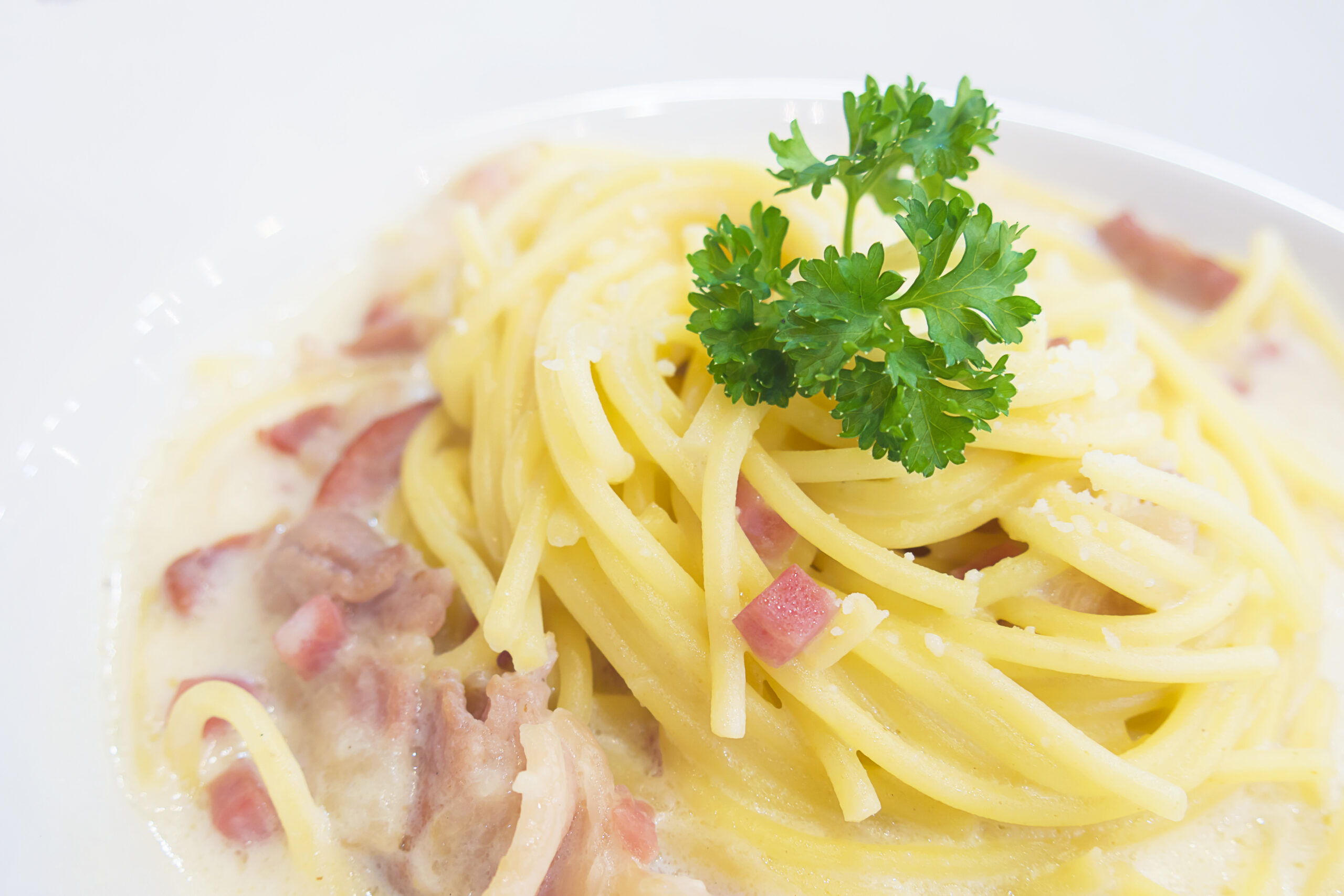 Pasta carbonara (simpel)