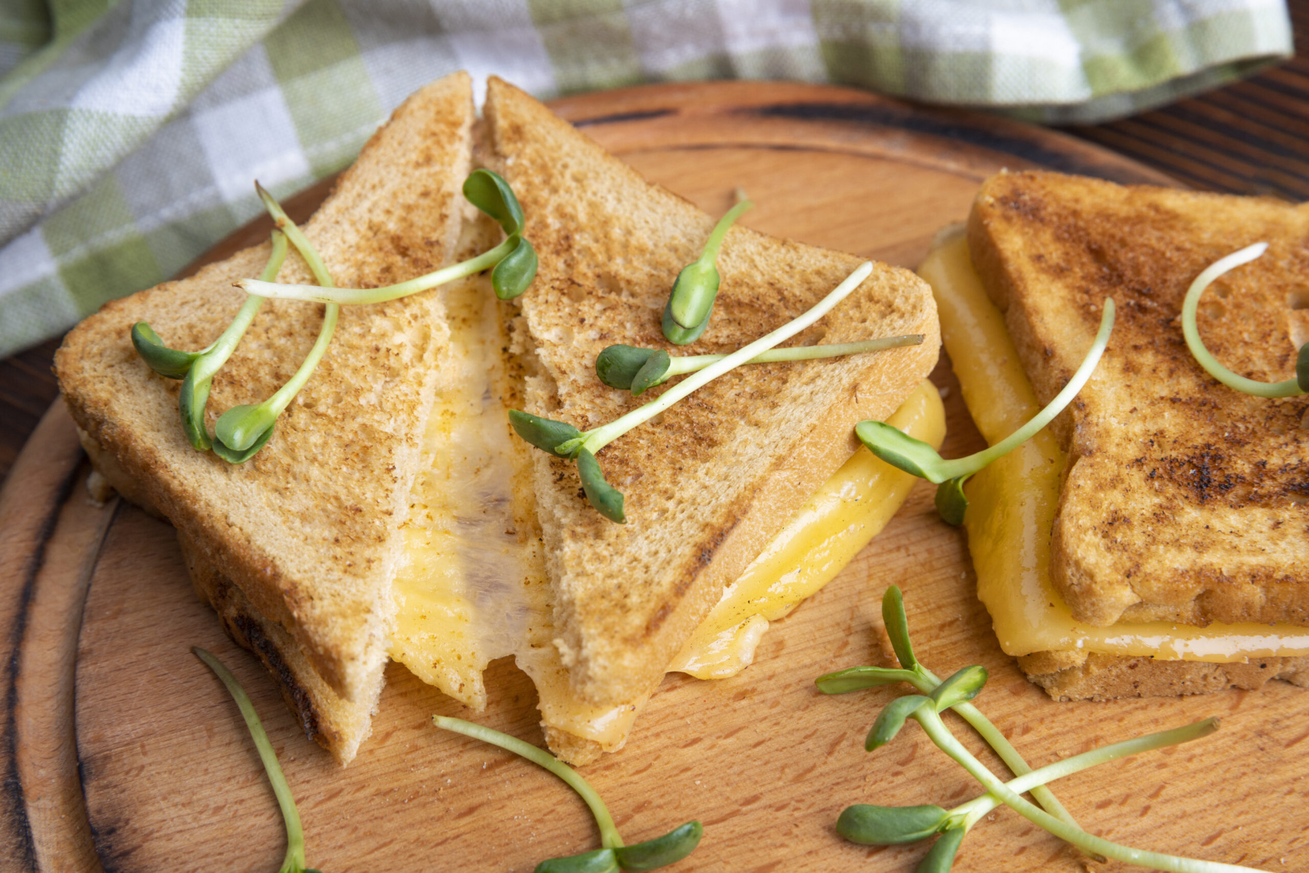 Zelfgemaakte croque monsieur